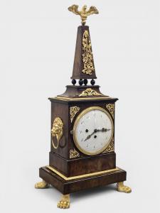 Orologio da tavolo neoclassico austriaco, primi anni del XIX secolo